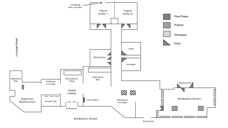 Melbourne Marriott Conference Floor Plan