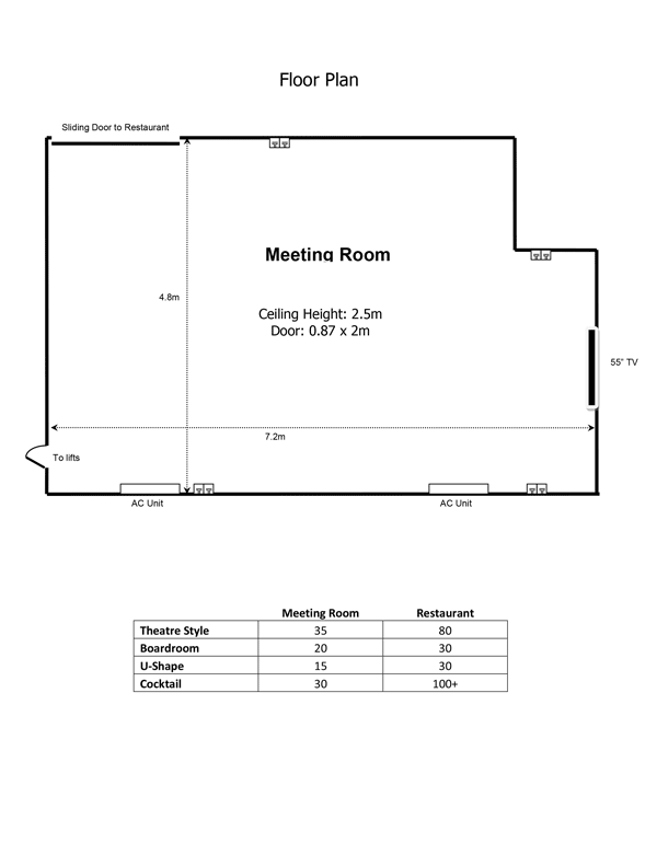 Mercure Therry Street Conference Floor Plans